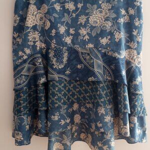 'LAUREN RALPH LAUREN' Skirt Size 16 Floral print EUC
